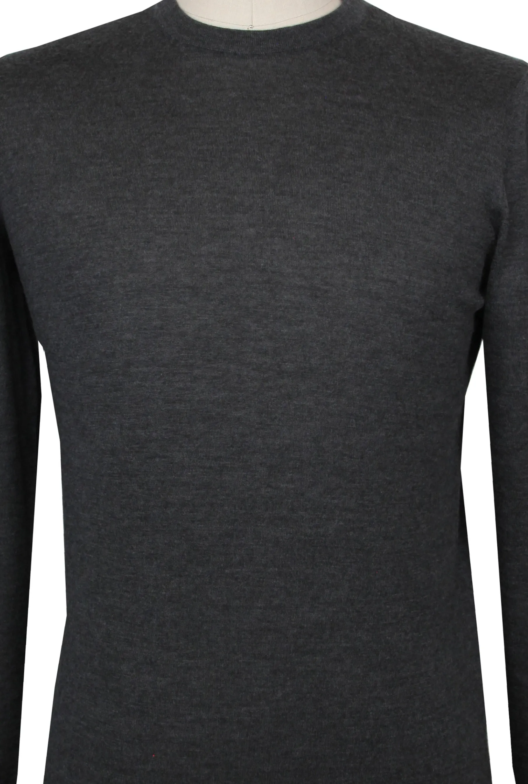 Fiori Di Lusso Dark Gray Crewneck Sweater