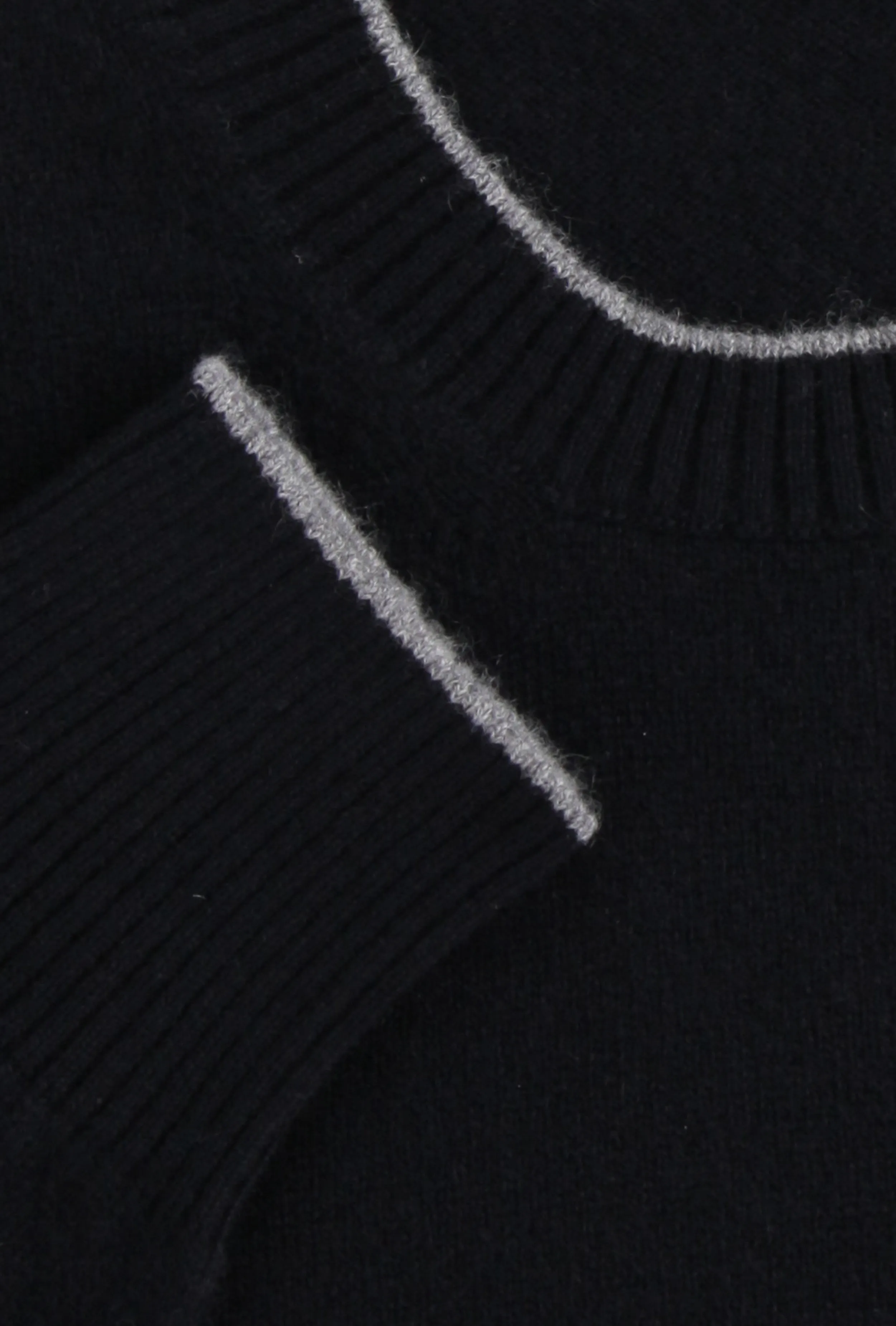 Fiori Di Lusso Midnight Navy Blue Crewneck Sweater