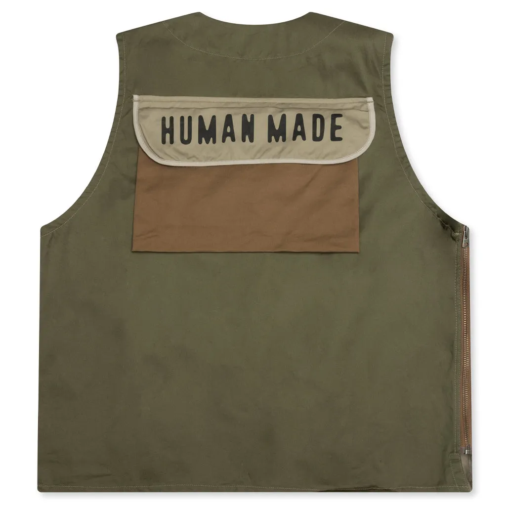 Fishing Vest - Olive Drab