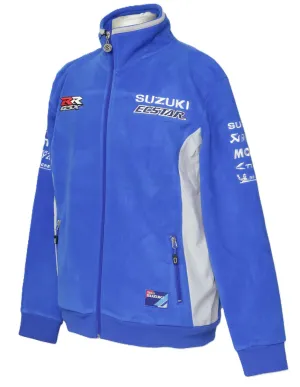 FLEECE Jacket Suzuki Ecstar Embroidered Zip Bike MotoGP Superbike NEW! M