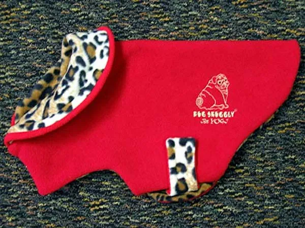 Fleece Jacket: Valentina Leopard