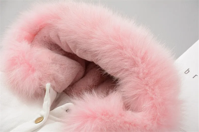 Fleece Warm Cotton Baby Girls Winter Coat