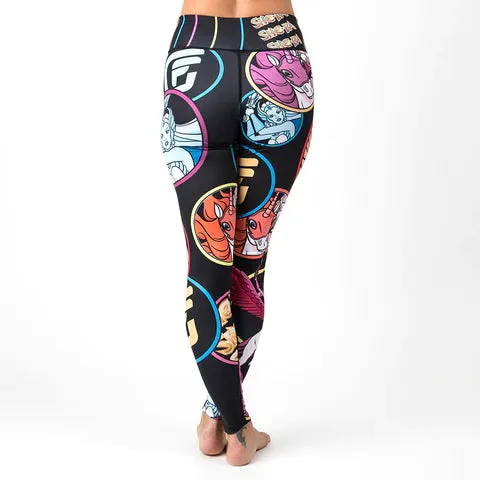 Fusion Fight Gear She-Ra Black Kids Spats Compression Pants