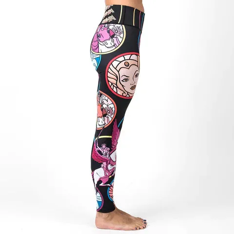 Fusion Fight Gear She-Ra Black Kids Spats Compression Pants