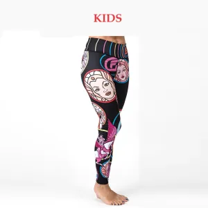Fusion Fight Gear She-Ra Black Kids Spats Compression Pants