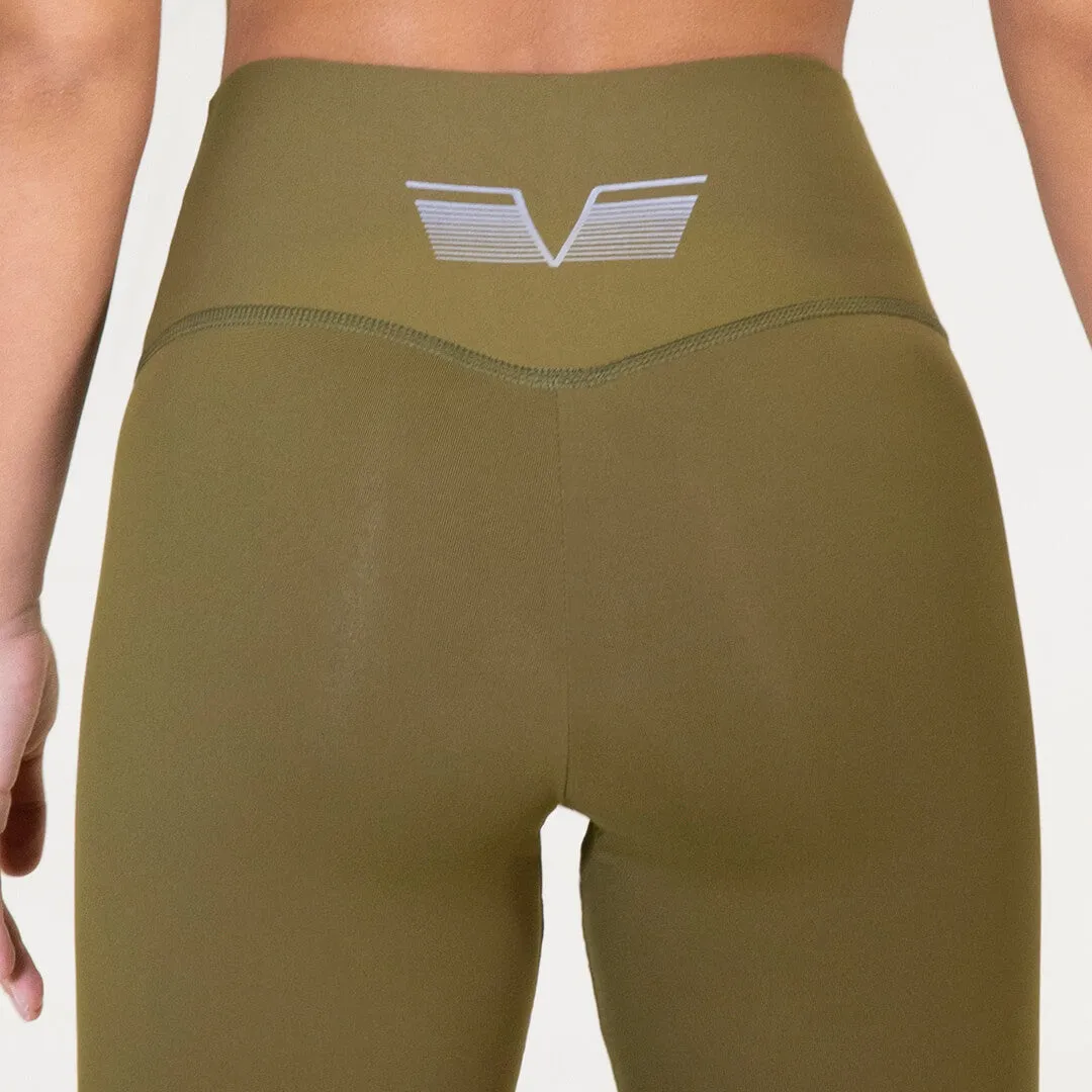 Gavelo Pop Army Green Tights