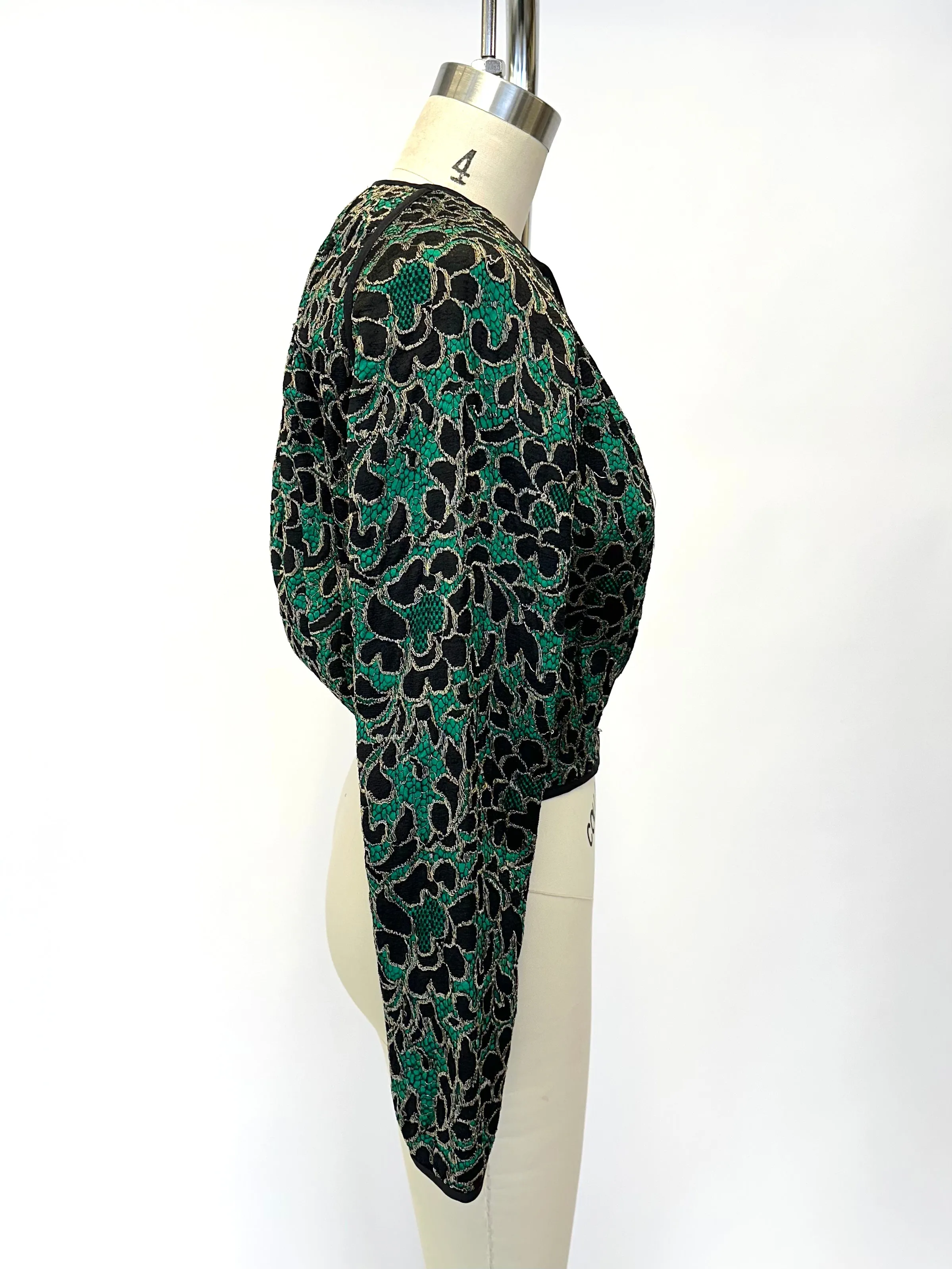 Geoffrey Beene Silk Lace Jacket