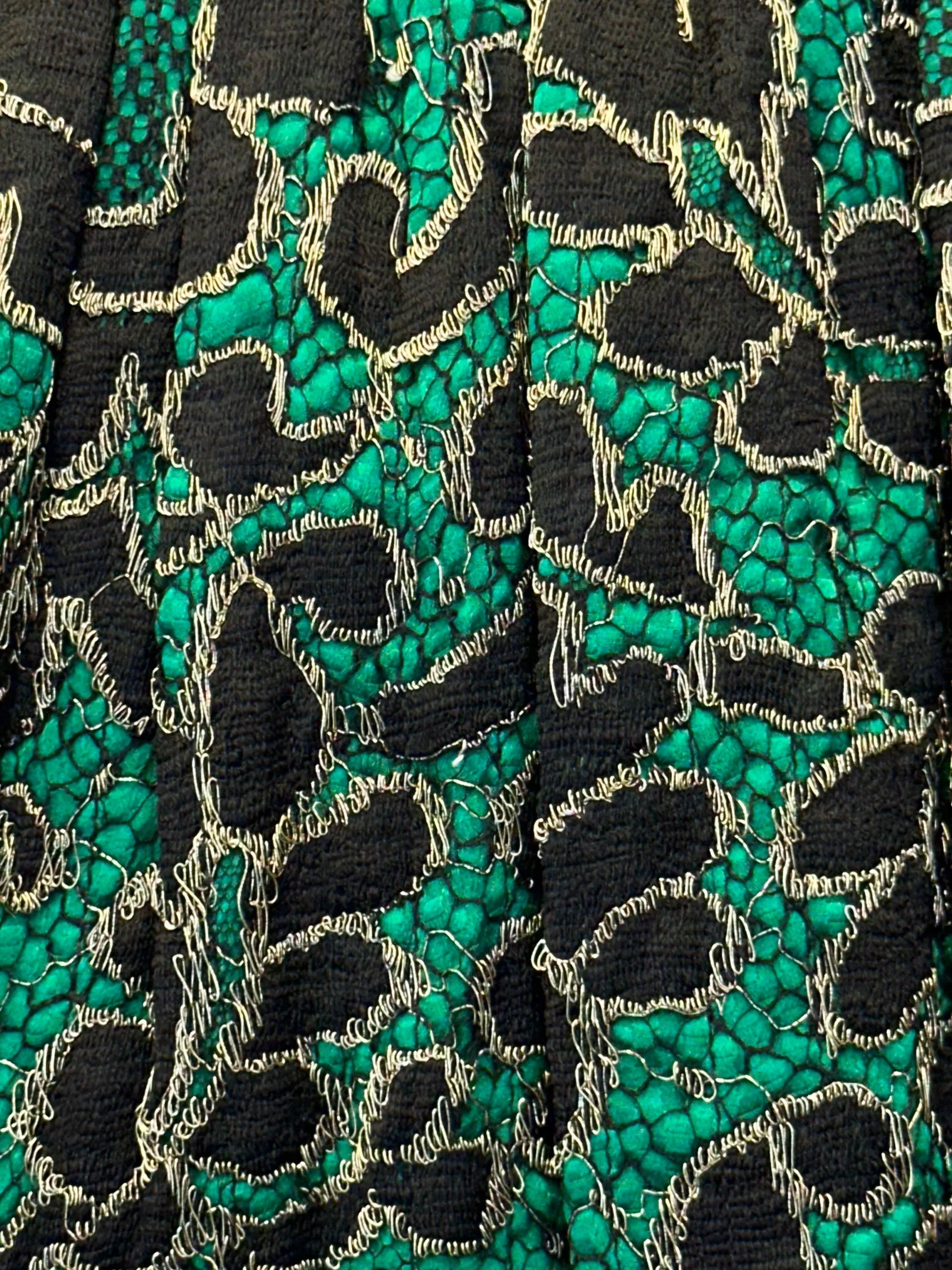 Geoffrey Beene Silk Lace Jacket