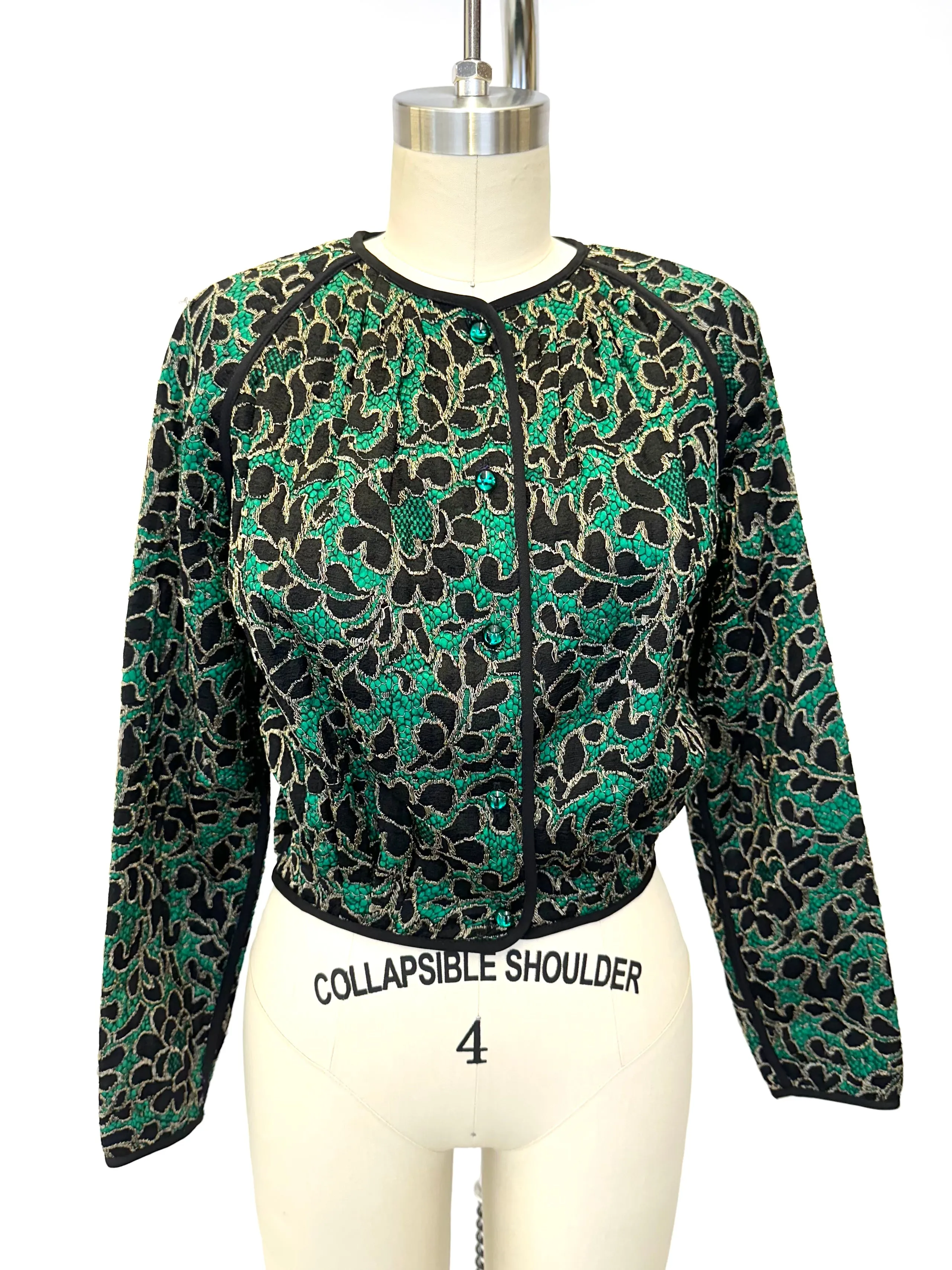 Geoffrey Beene Silk Lace Jacket
