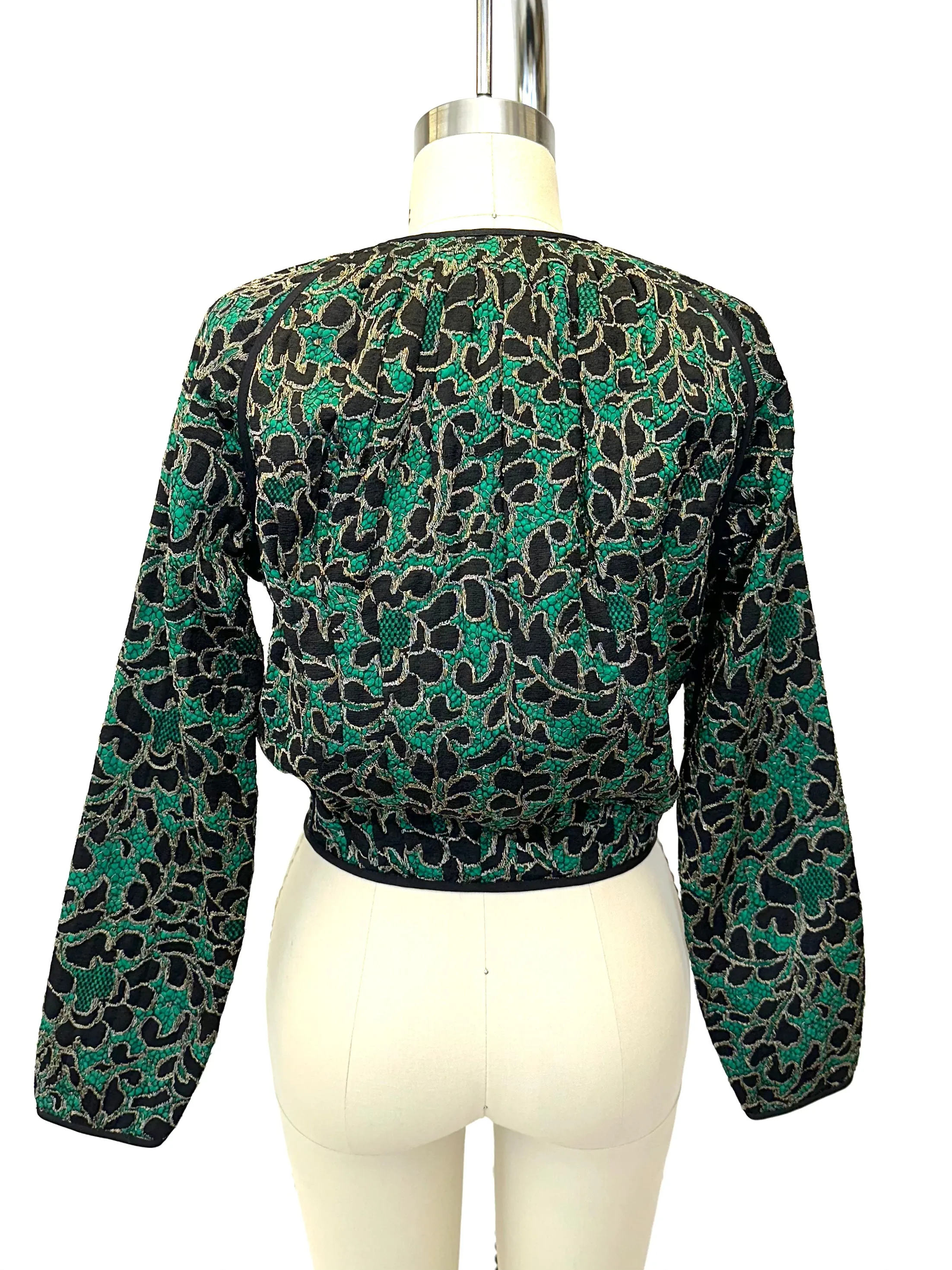 Geoffrey Beene Silk Lace Jacket