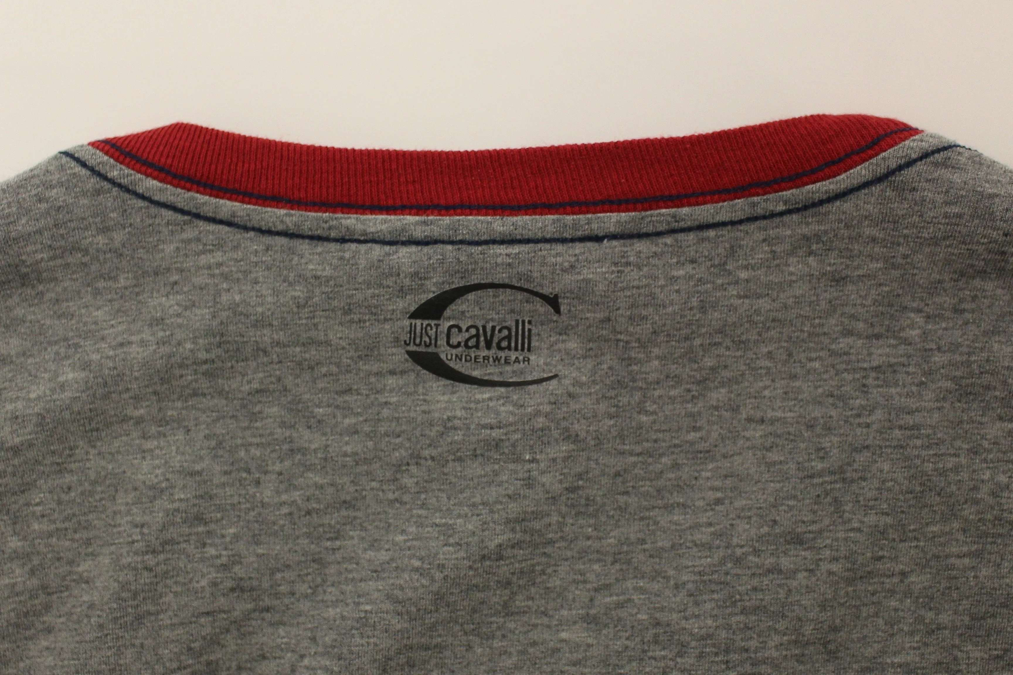 Gray stretch pullover sweater