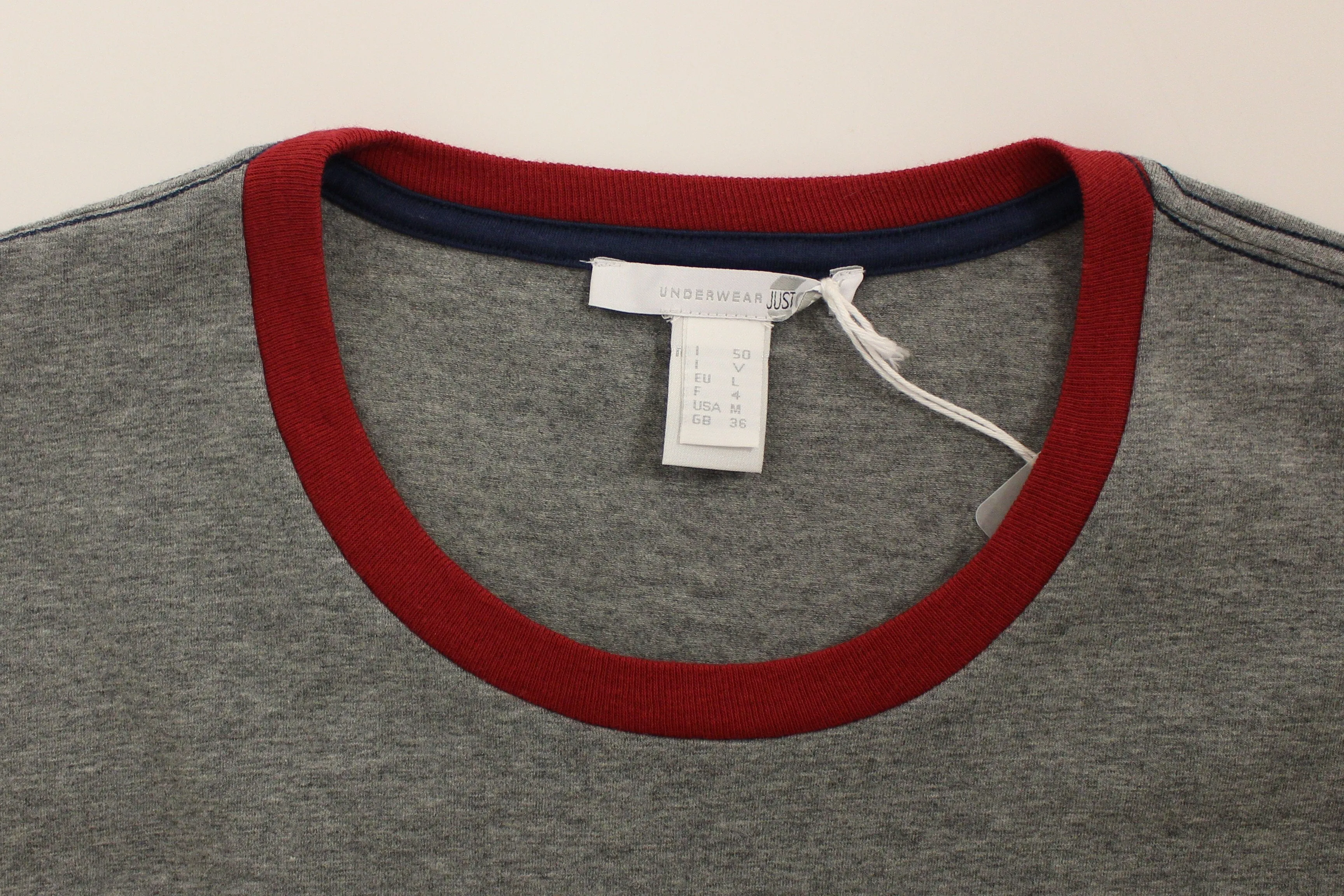 Gray stretch pullover sweater