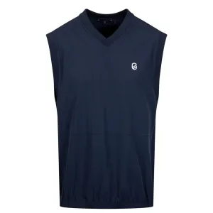 Haze V-Neck Vest Faded Navy