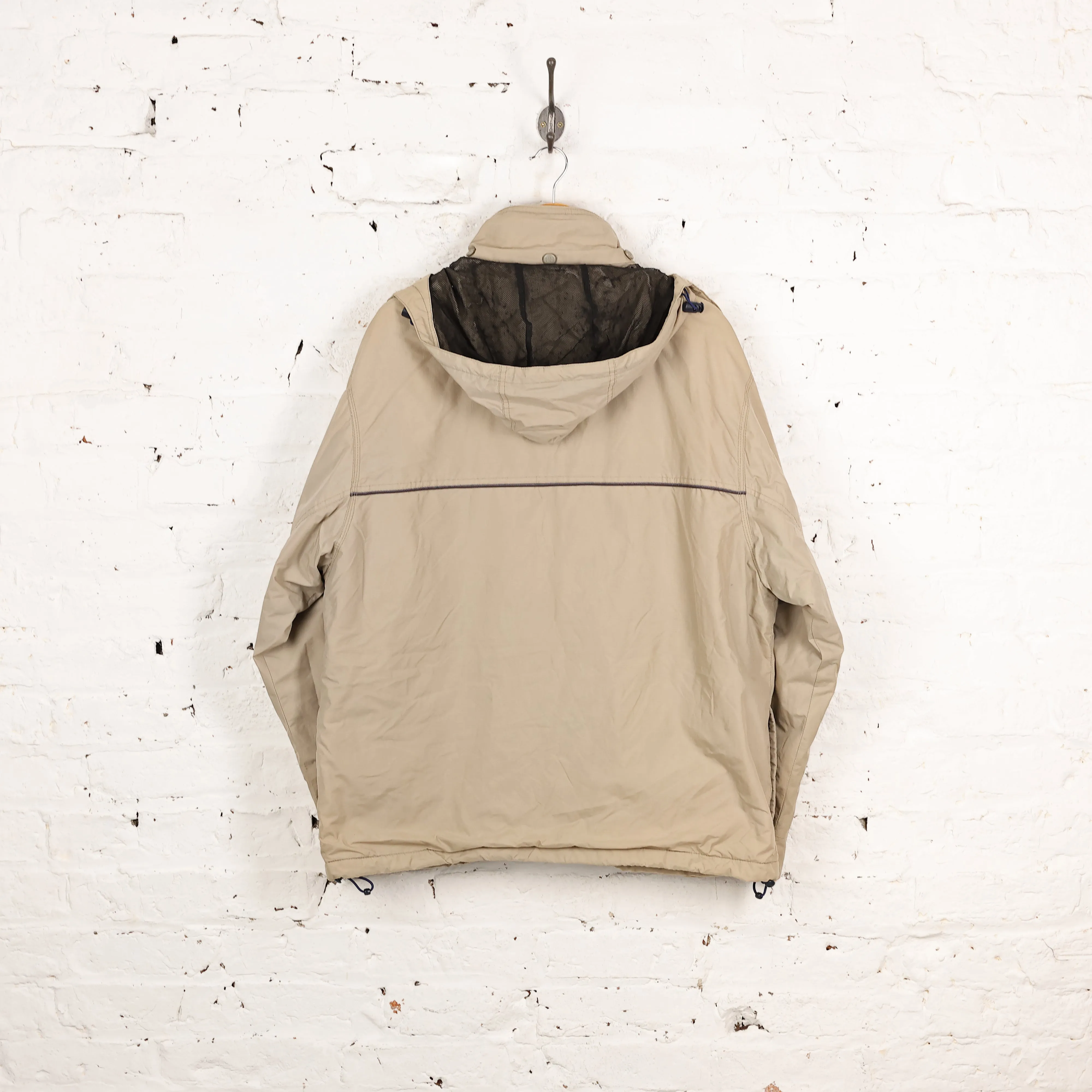 Helly Hansen Fleece Lined 90s Rain Jacket - Beige - L