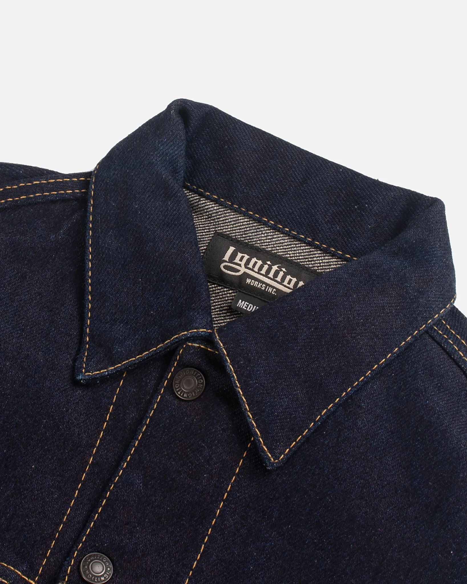 Ignition Works 19oz Stretch Denim Tracker Vest - Indigo