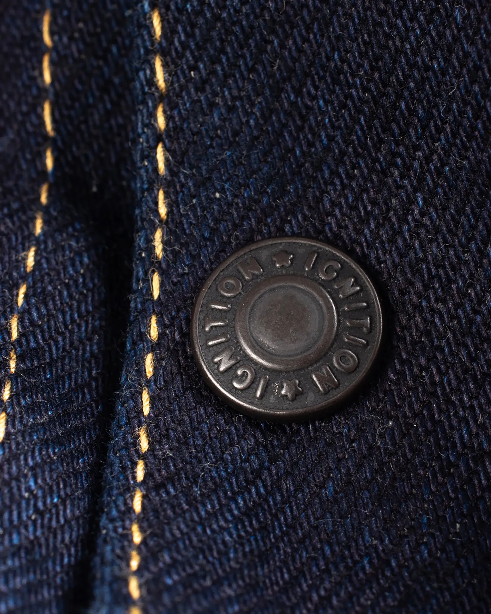Ignition Works 19oz Stretch Denim Tracker Vest - Indigo
