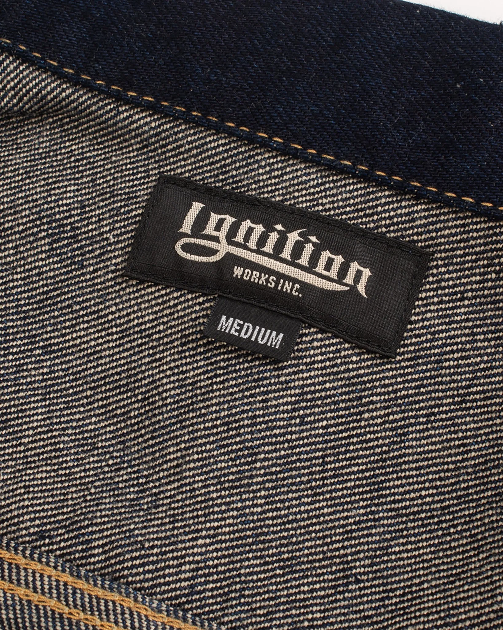 Ignition Works 19oz Stretch Denim Tracker Vest - Indigo