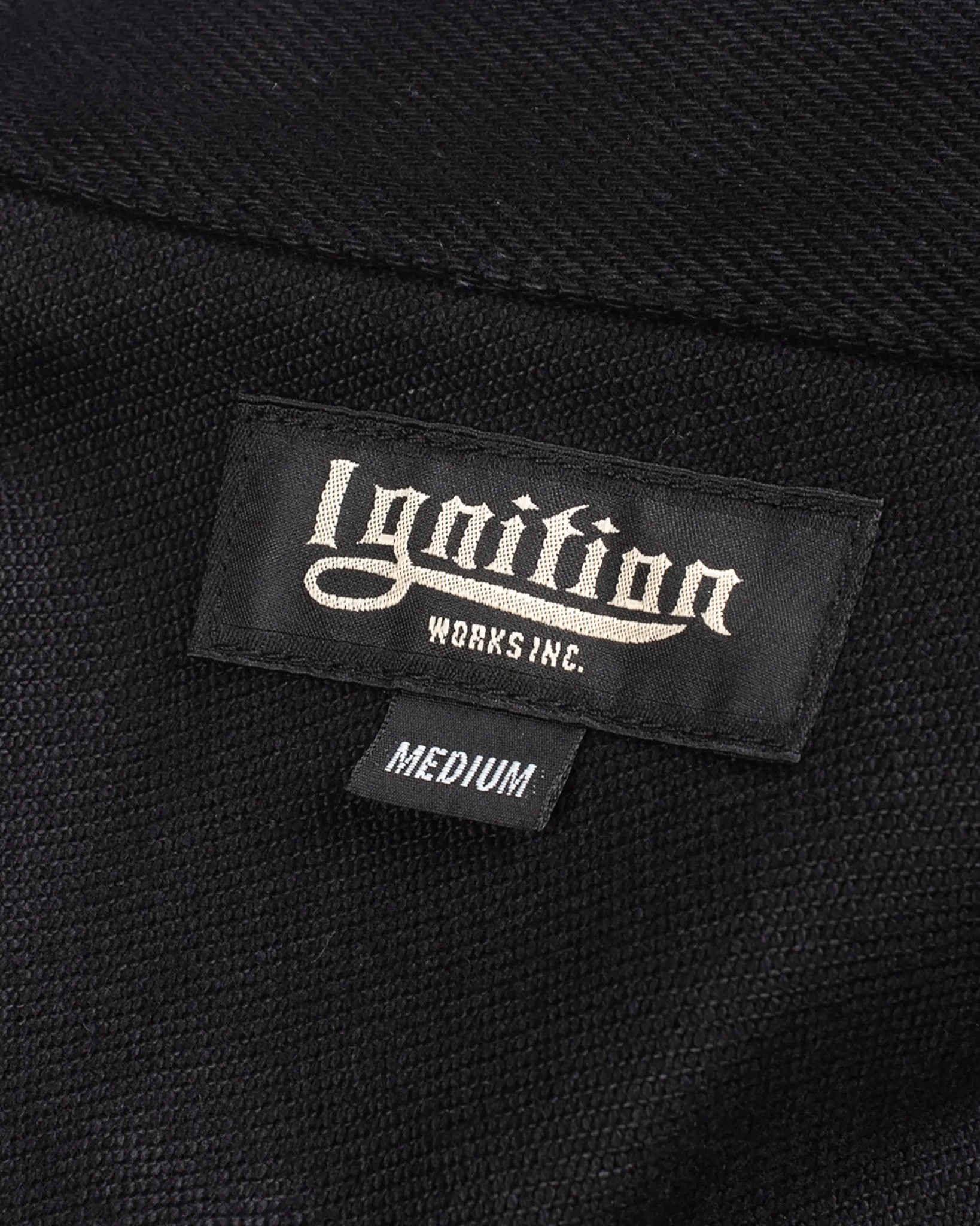 Ignition Works 20oz Denim Tracker Vest - Black
