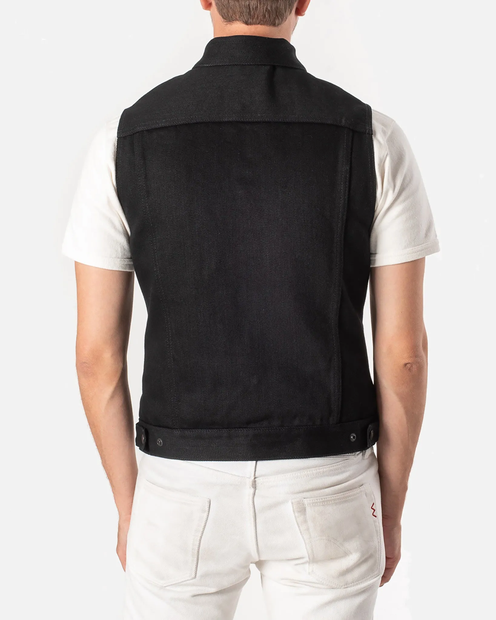 Ignition Works 20oz Denim Tracker Vest - Black