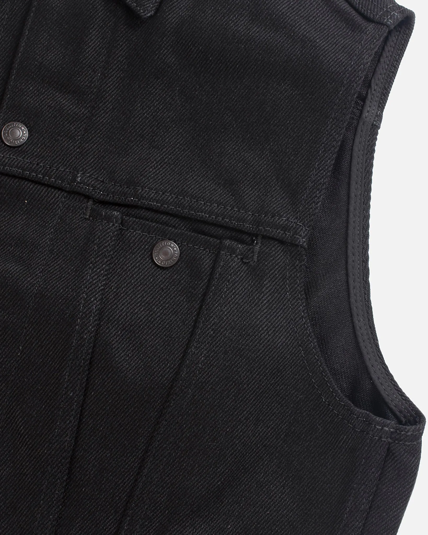 Ignition Works 20oz Denim Tracker Vest - Black