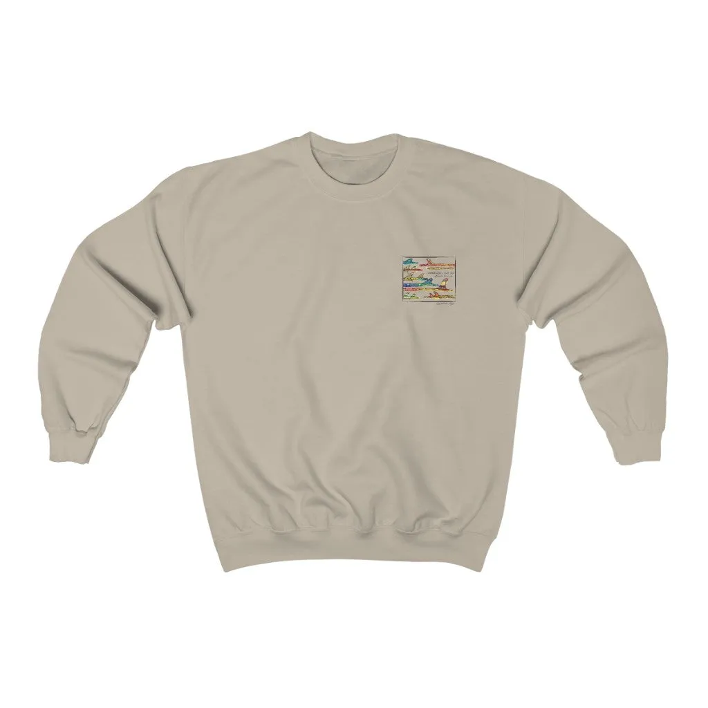 IL Goldfish Kiss Unisex Crewneck Sweatshirt