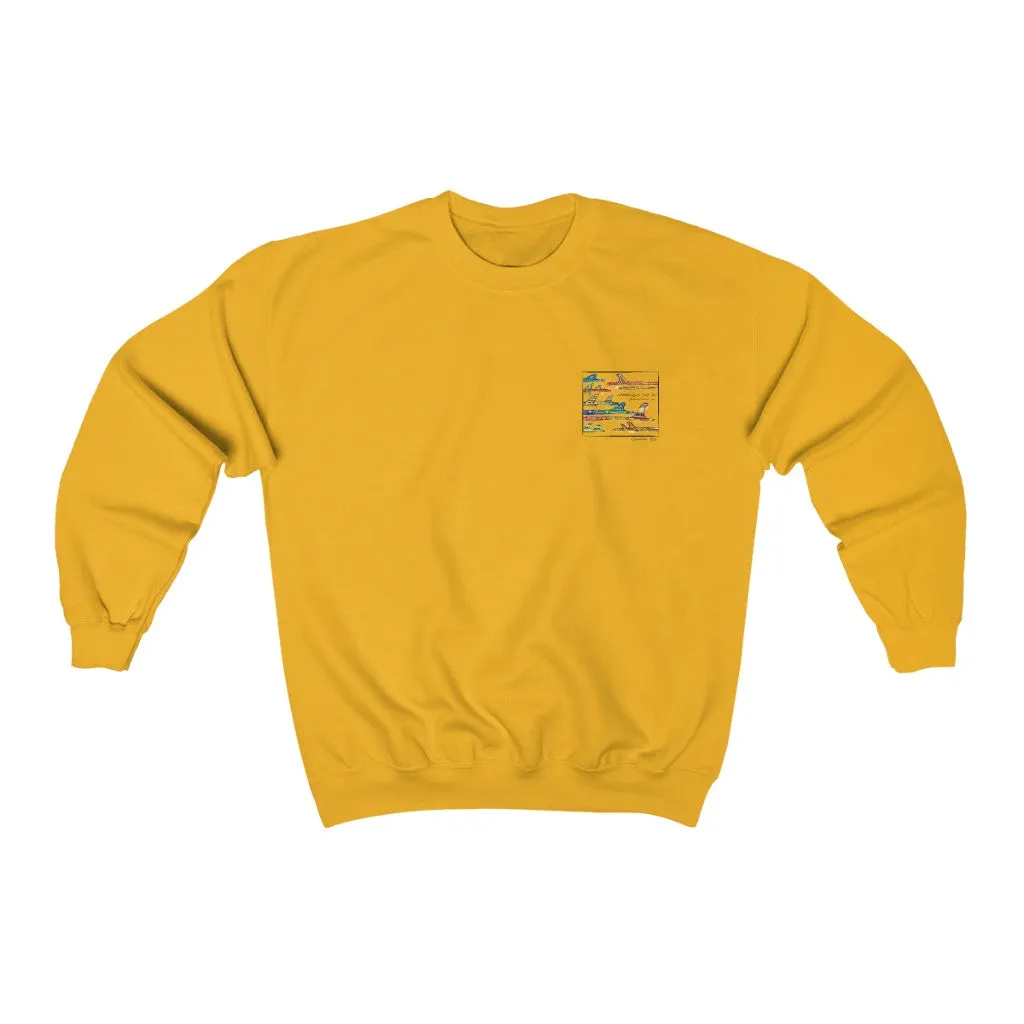 IL Goldfish Kiss Unisex Crewneck Sweatshirt