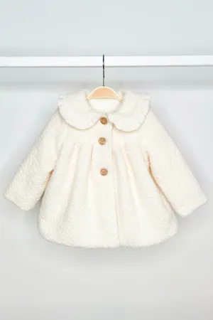 Ivory Bouclé Coat