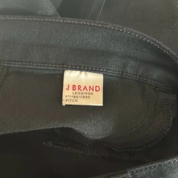 J Brand 901 Jean Pitch Leggings size 30 black
