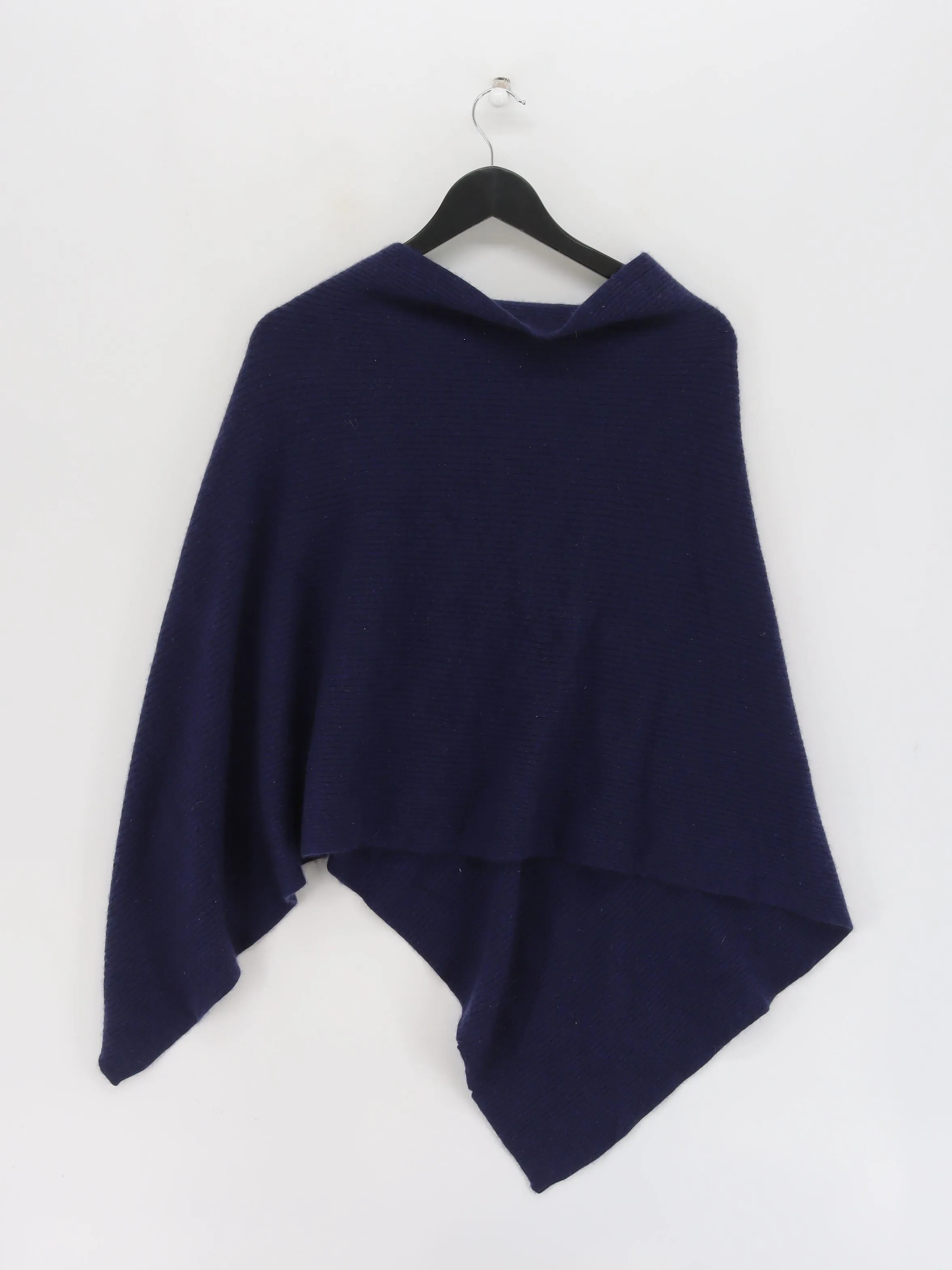 John Lewis Women's Coat Blue 100% Cashmere