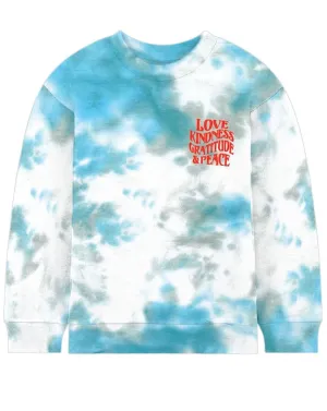 KIDS Love Kindness Tie-Dye Sweatshirt-Unisex