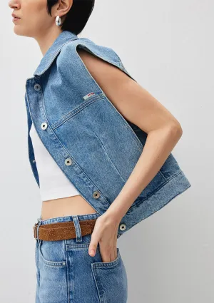 Kita Mid Used Denim Jean Vest