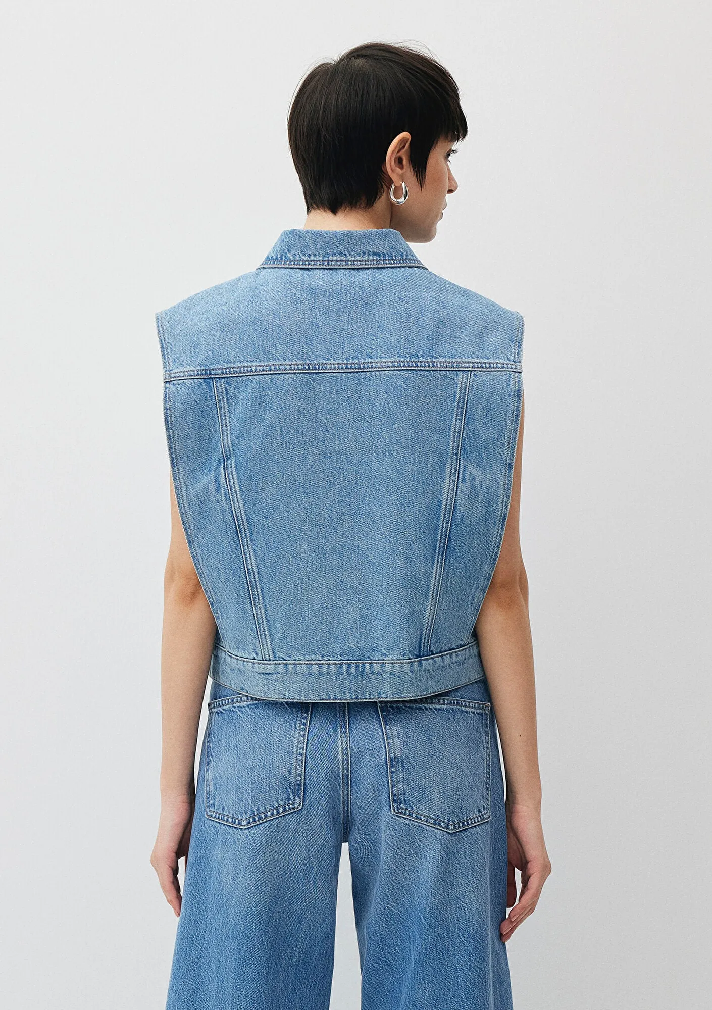 Kita Mid Used Denim Jean Vest