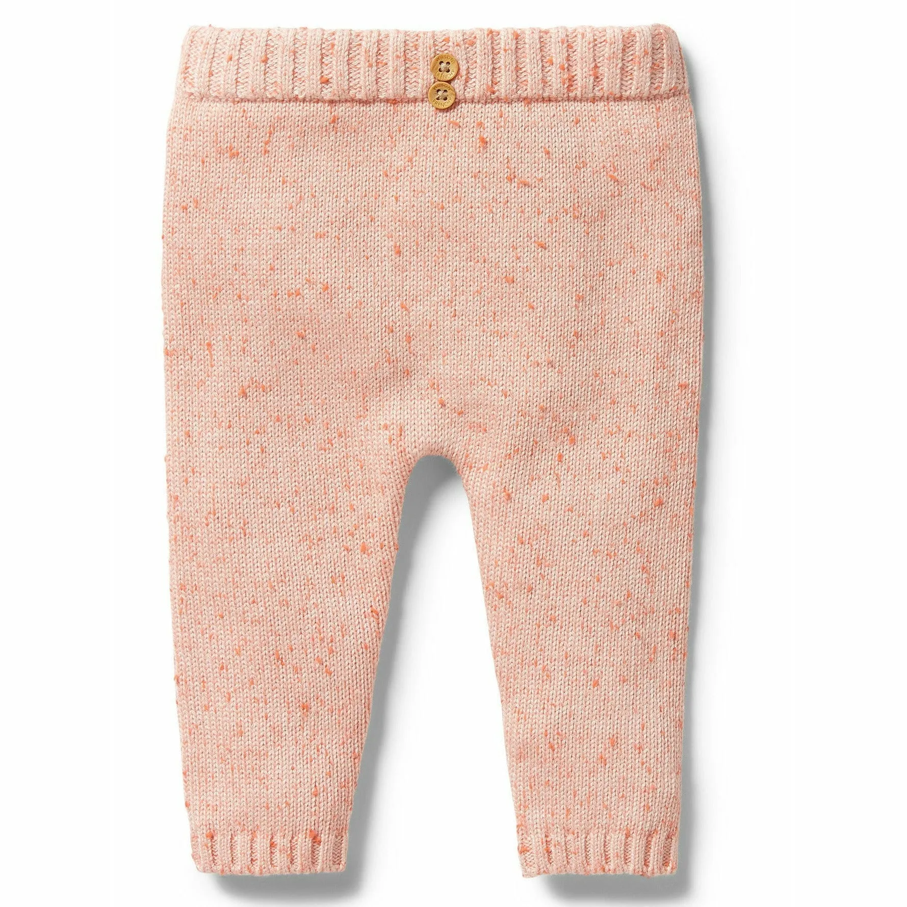 Knitted Legging - Silver Peony Fleck