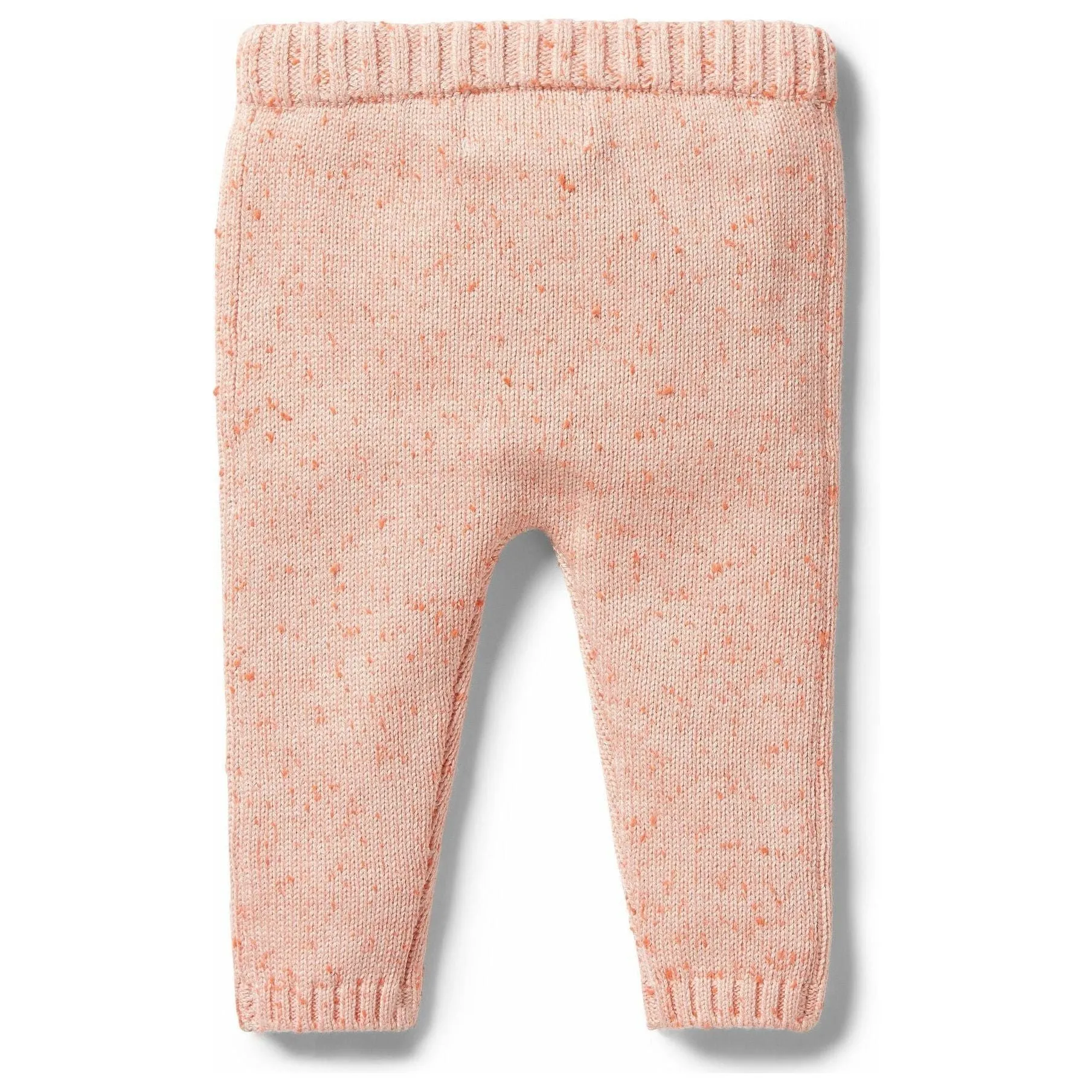 Knitted Legging - Silver Peony Fleck