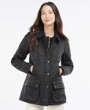 LADIES BARBOUR BEADNELL POLARQUILT JACKET - BLACK