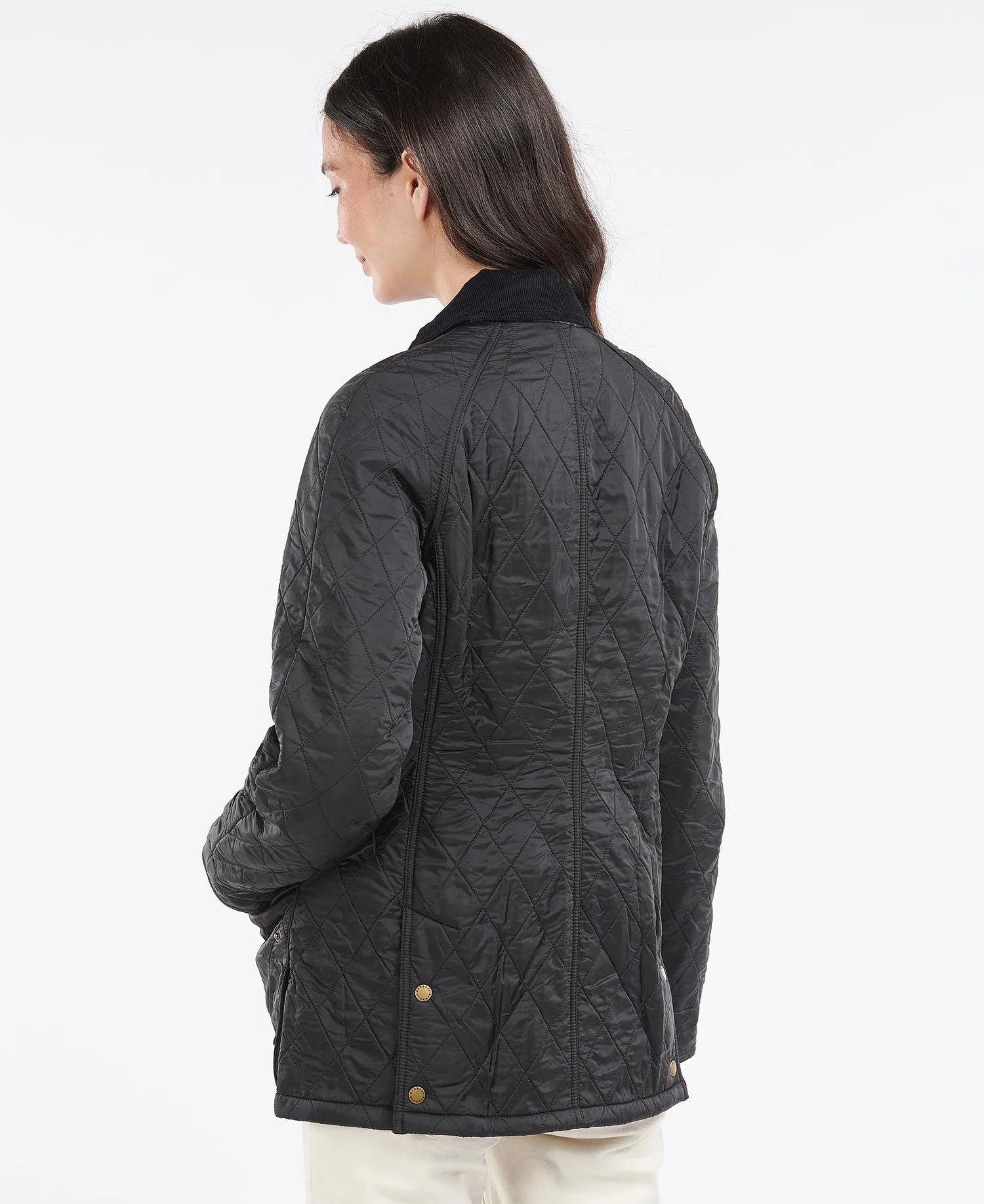 LADIES BARBOUR BEADNELL POLARQUILT JACKET - BLACK