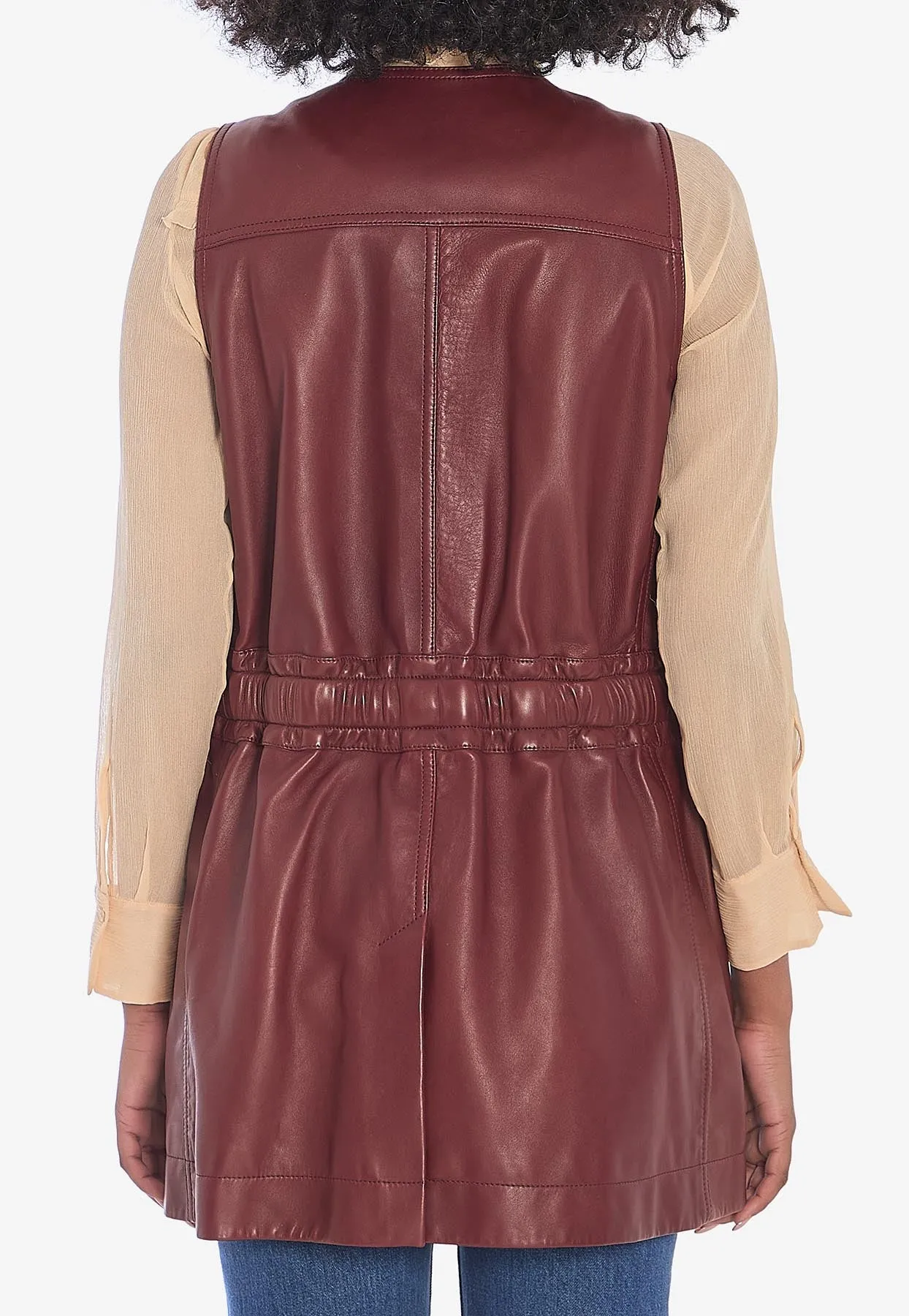 Leather Utility Vest