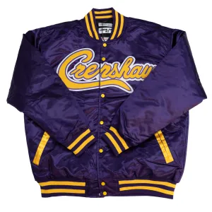 LEBRON CRENSHAW SATIN JACKET (PURPLE/GOLD)