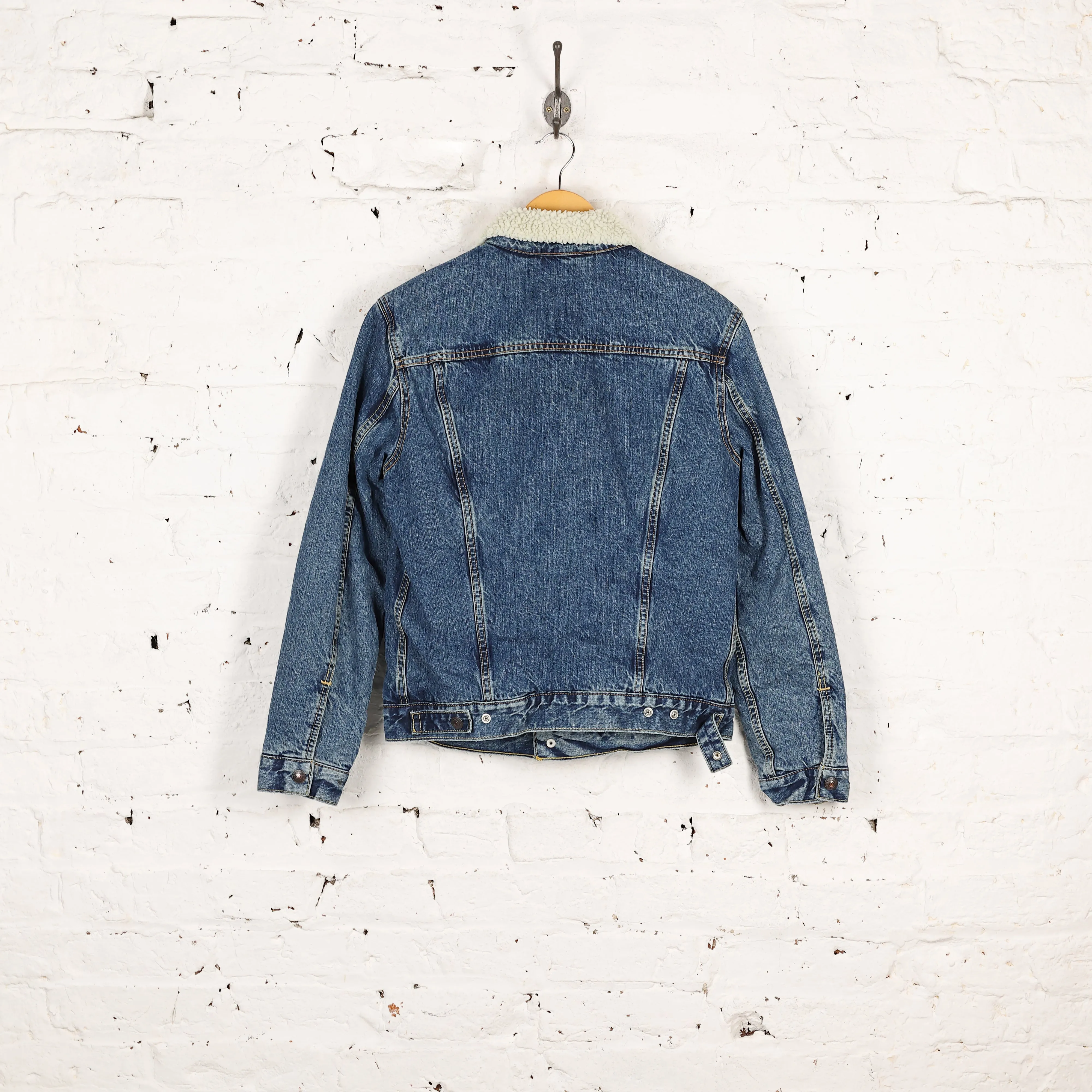 Levi's Fleece Lined Winter Denim Jacket - Blue - S
