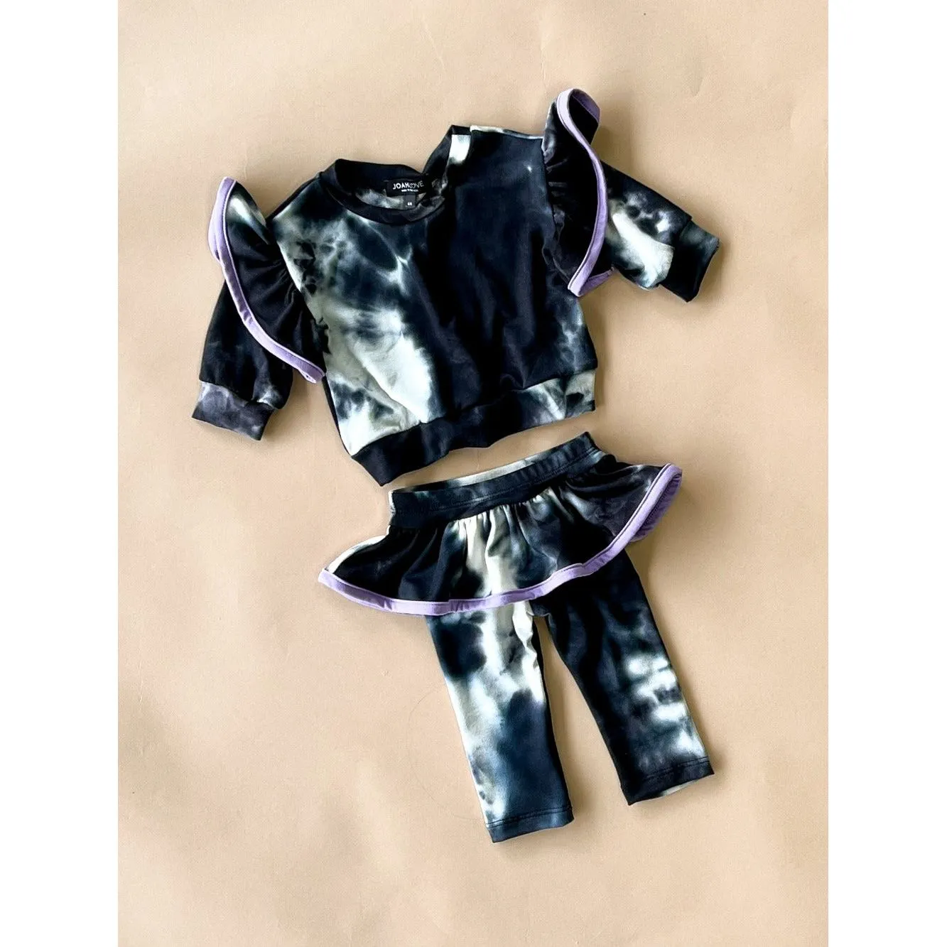 Lily Baby Set | Black Shadow/Lilac