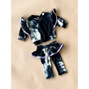 Lily Baby Set | Black Shadow/Lilac