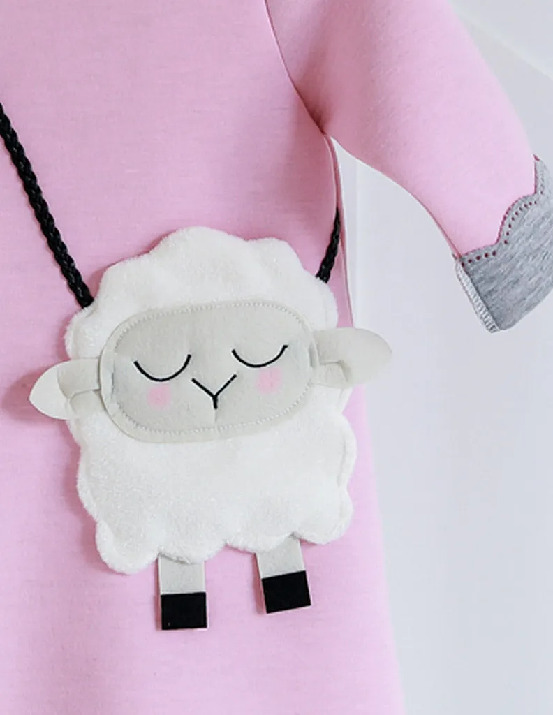 Little Lamb Pocket Dress Pink