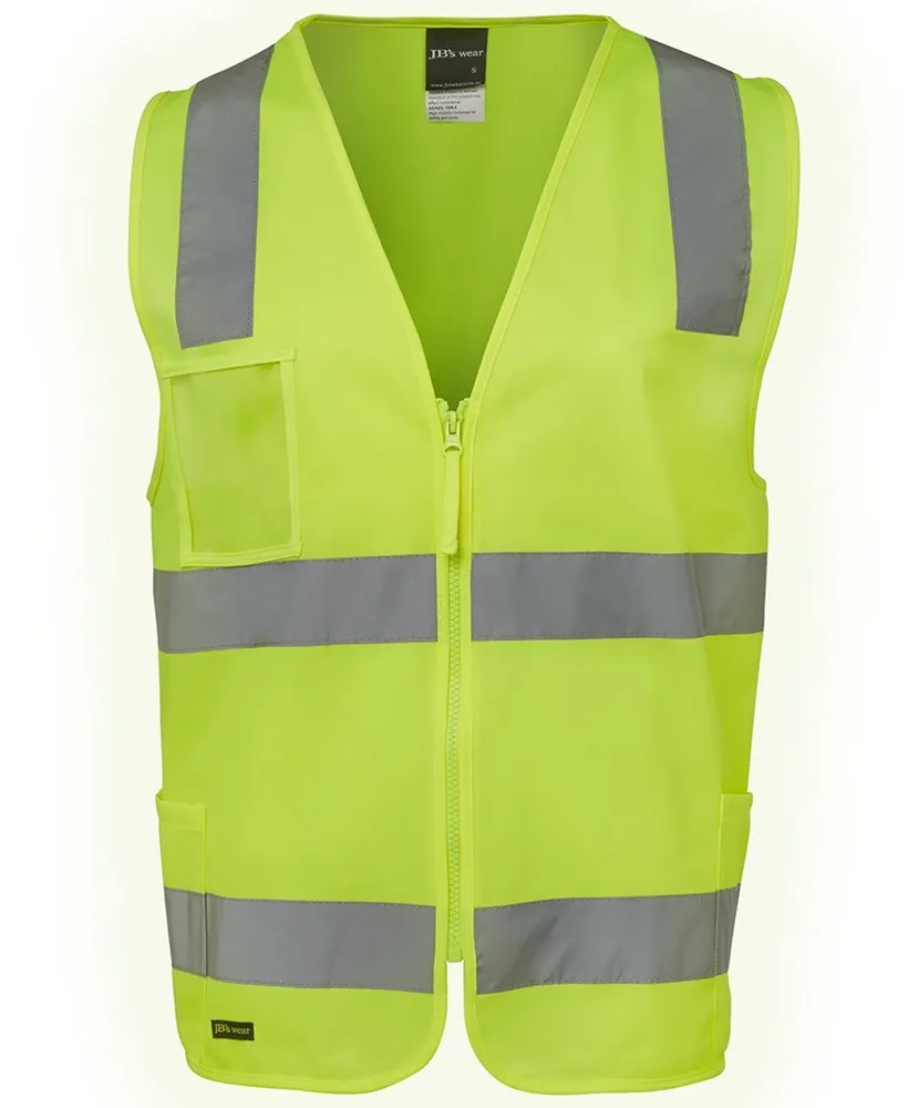 LONDON HI-VIS SAFETY VEST - Zip Close