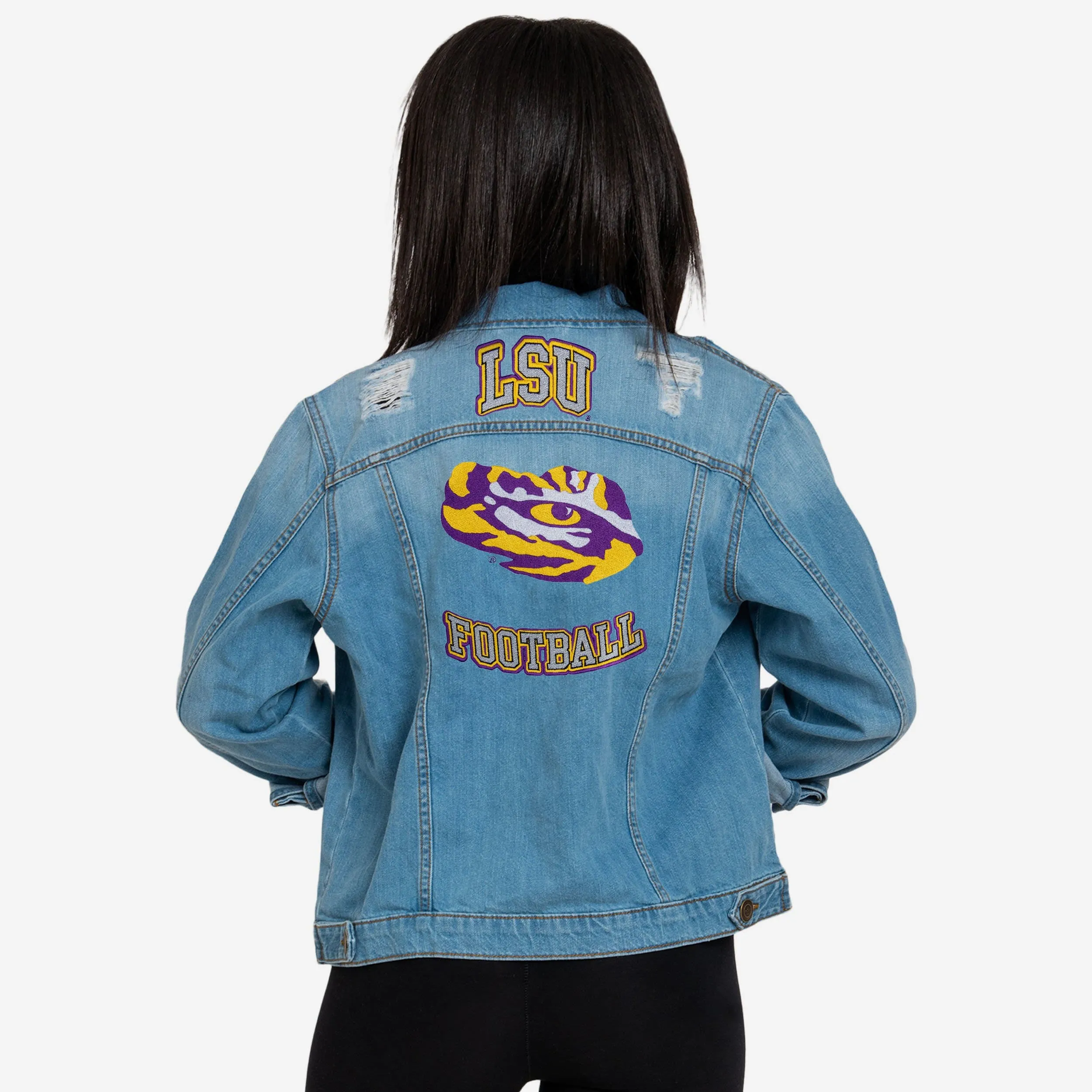 LSU Tigers Womens Denim Days Jacket