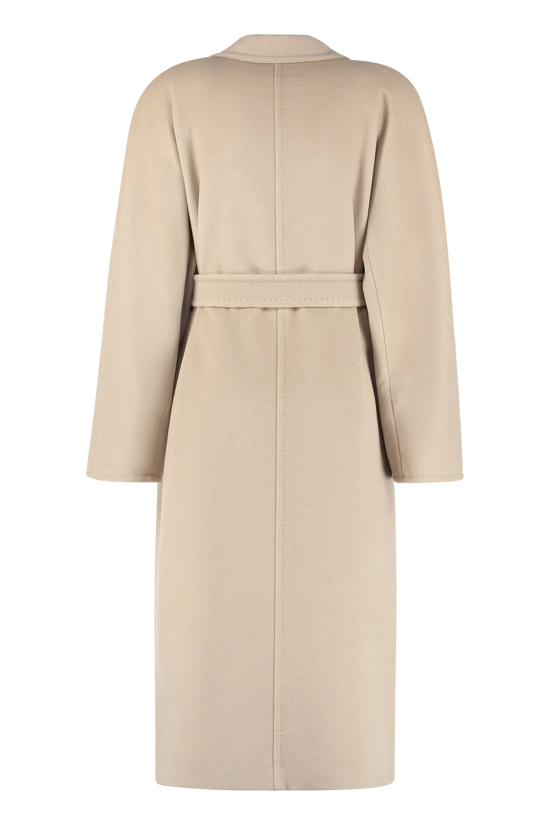 Madame double-breasted virgin wool coat