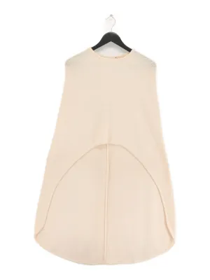 Maje Women's Coat Cream Wool with Cashmere