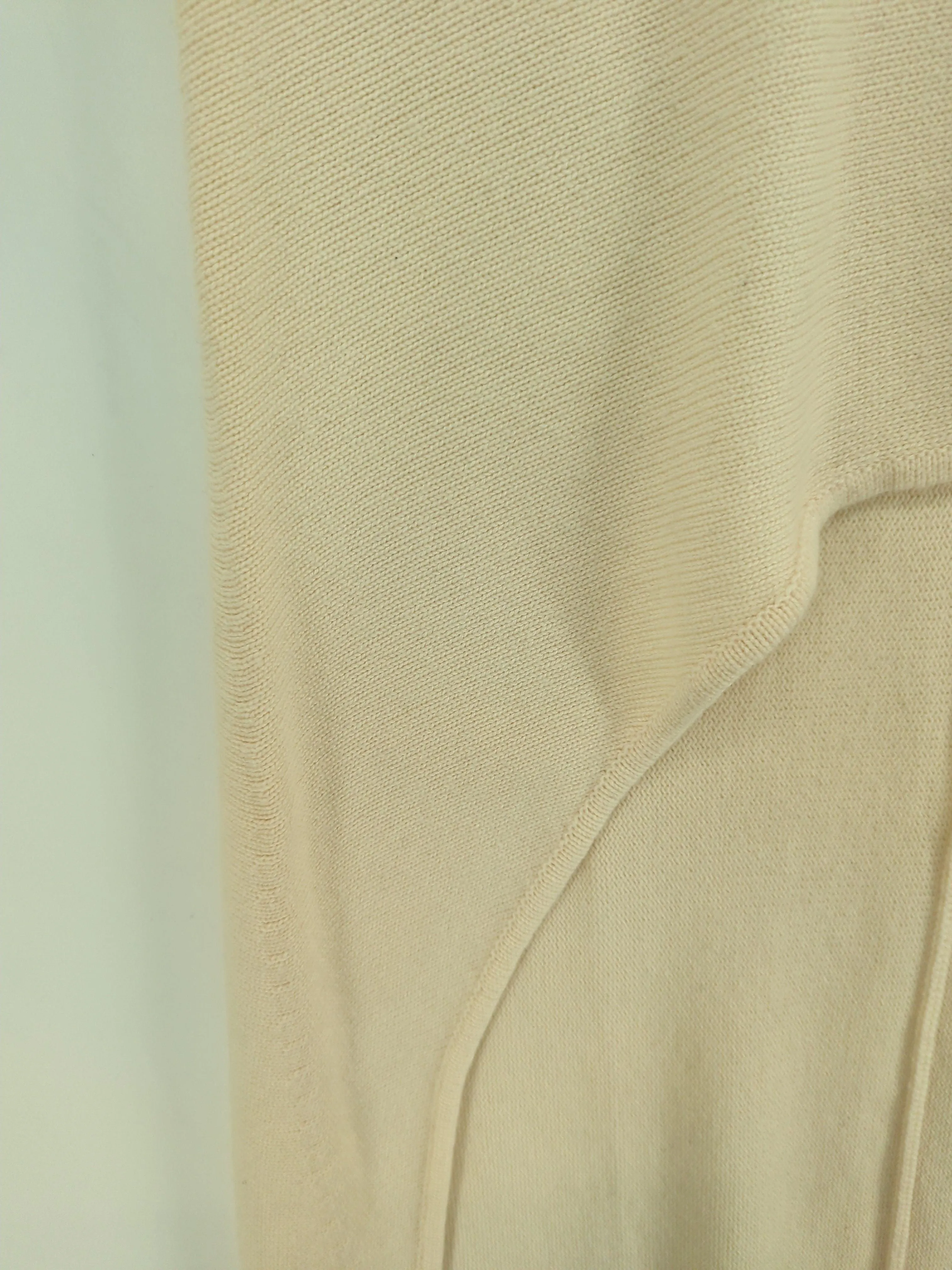 Maje Women's Coat Cream Wool with Cashmere
