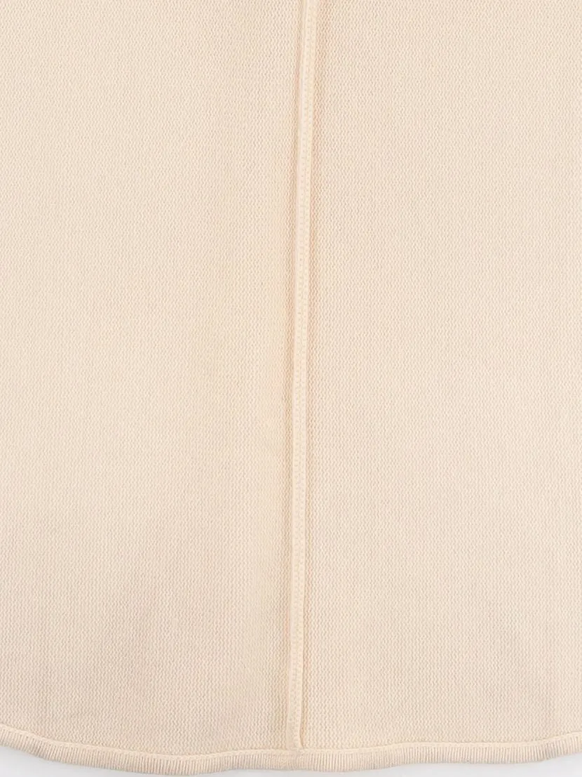 Maje Women's Coat Cream Wool with Cashmere