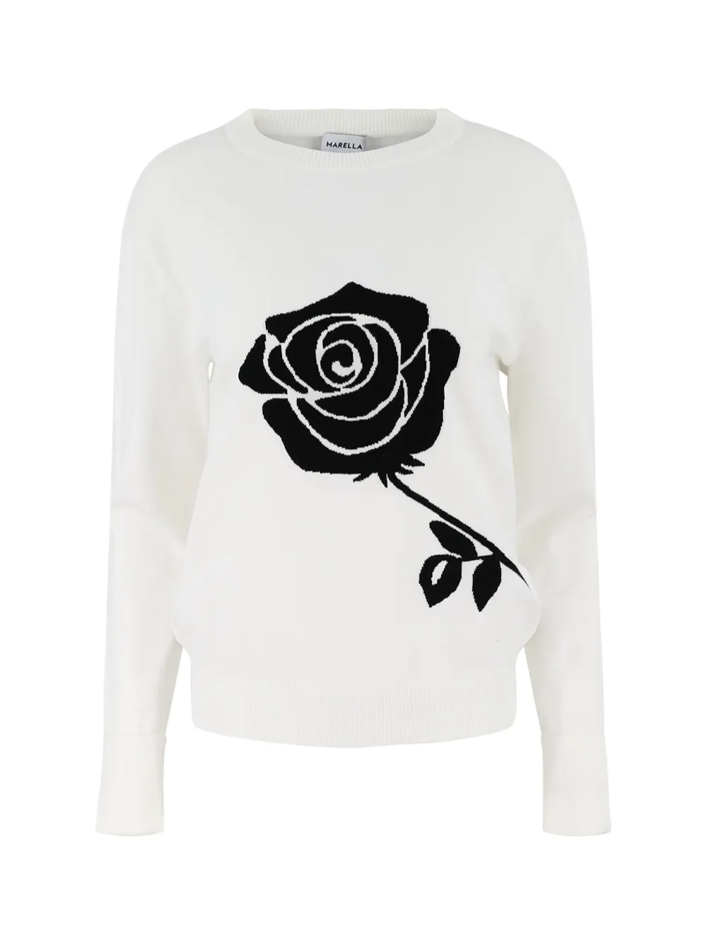 Marella Luglio Sweater in Optical White