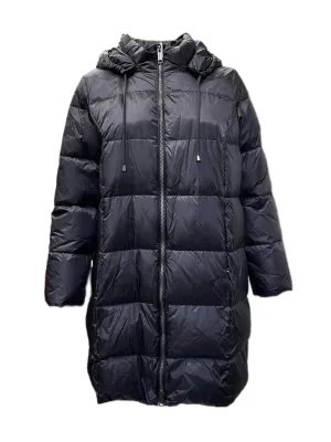 Marina Rinaldi Women's Black Pallina Hooded Jacket NWT